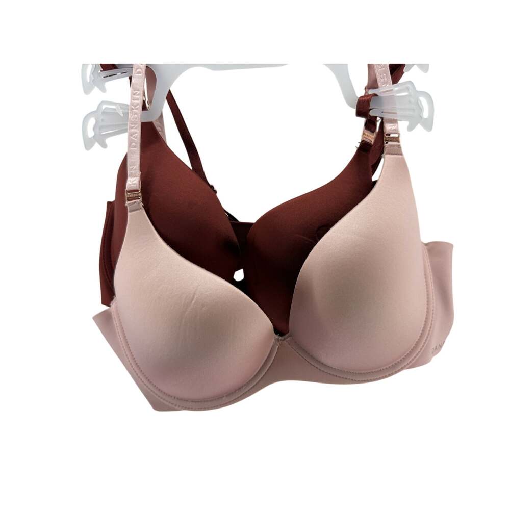 Danskin Intimates Multicolor Pack of 2 T-Shirt Lined Bra 34C